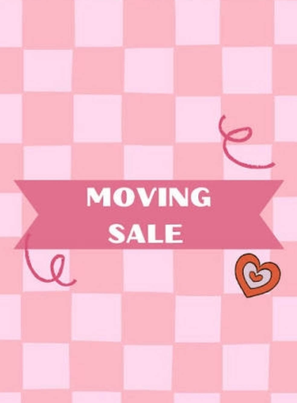 Gearing Up To Move Sale!